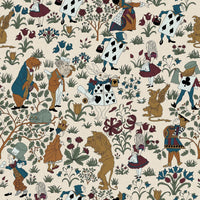 ALICE IN WONDERLAND Wallpaper Sample - Achillea