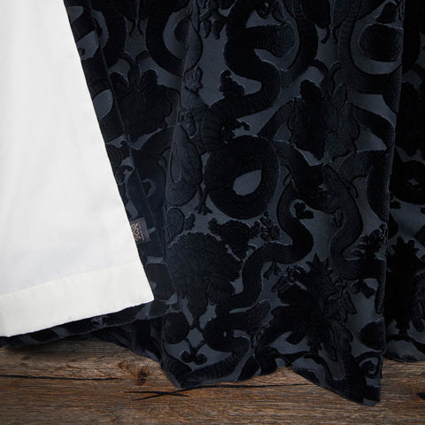 ANACONDA  Velvet Curtain - Noir secondary image