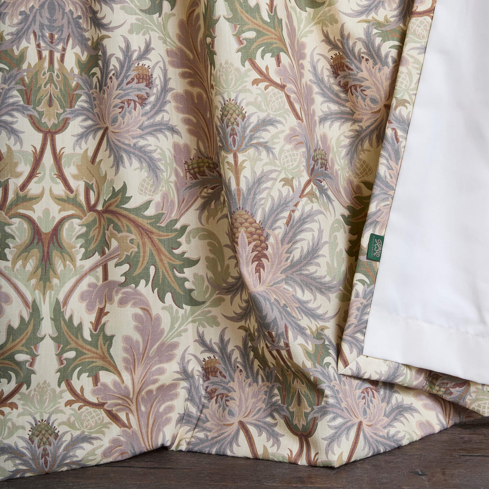 AQUIFOLIA Cotton Linen Curtain - Ecru