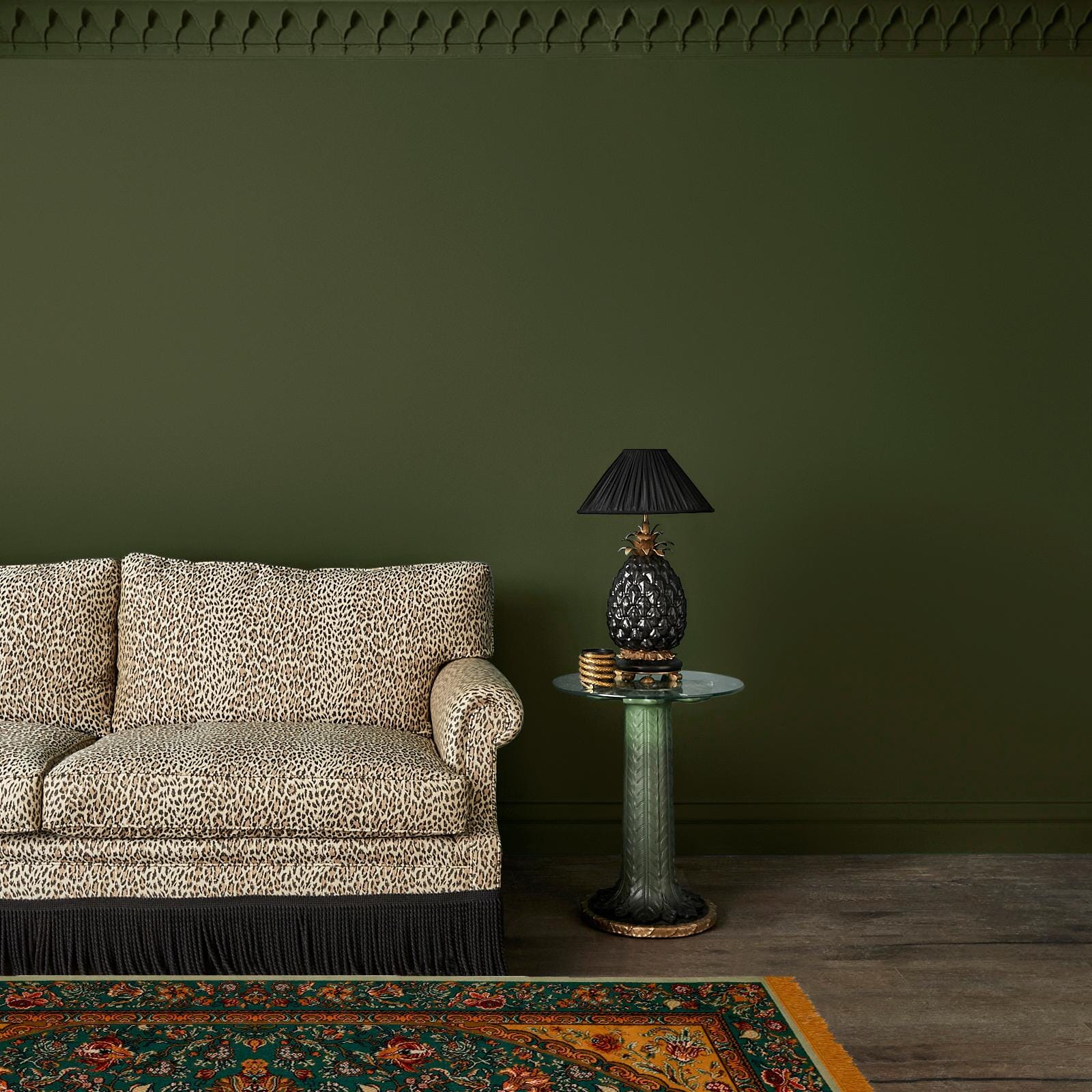 ARTEMIS Rug - Petrol & Gold