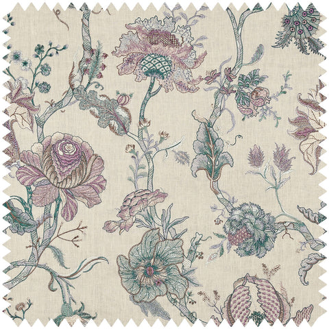 ARTEMIS Embroidered Linen - Alabaster Sample