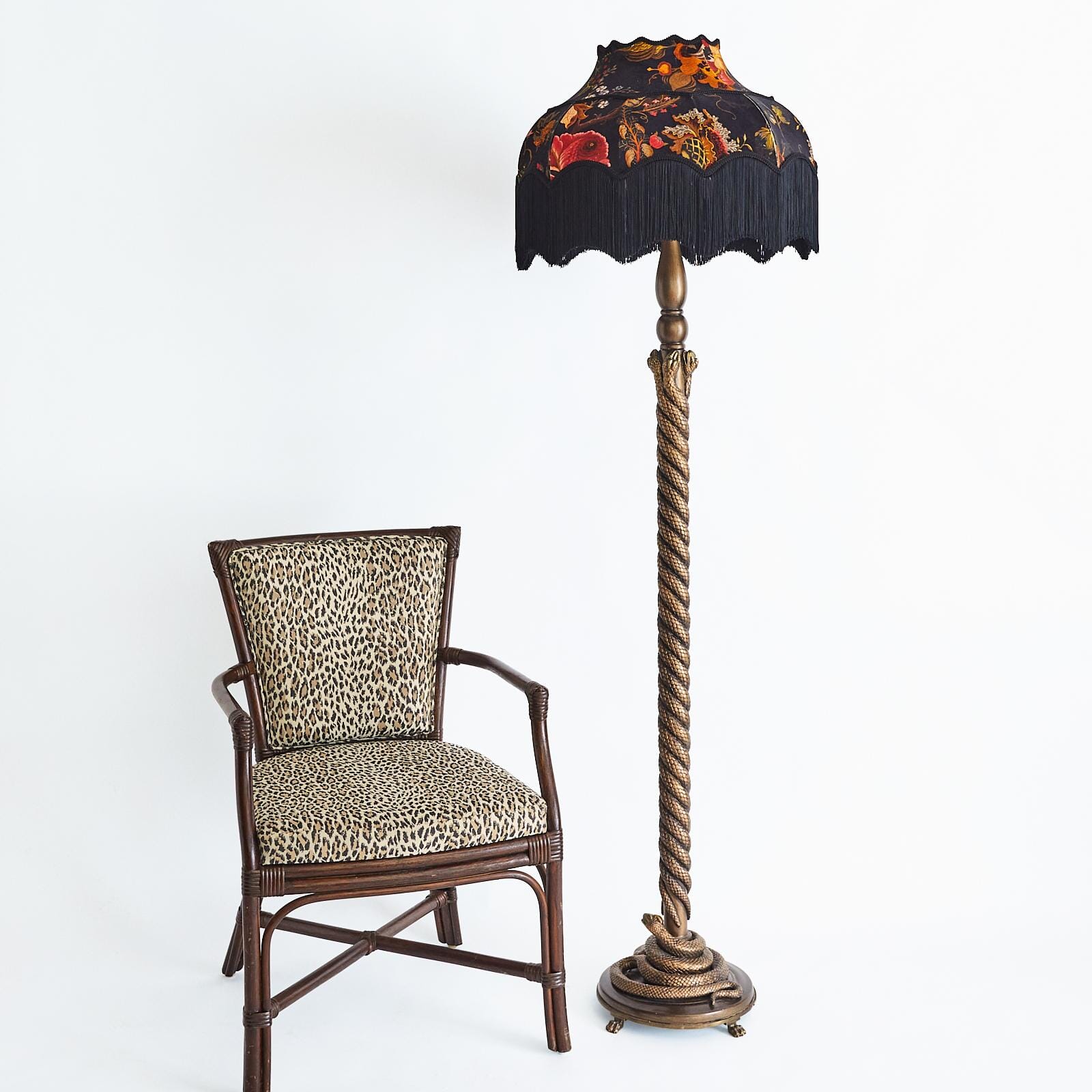 ARTEMIS Velvet Isabella Lampshade - Black