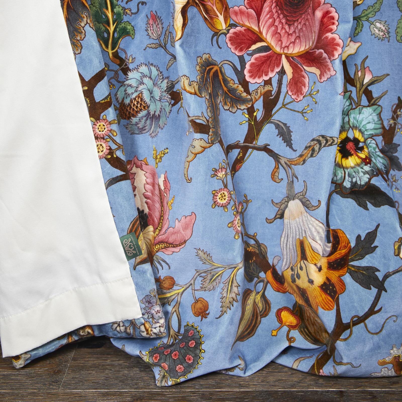 ARTEMIS Velvet Curtain - Azure