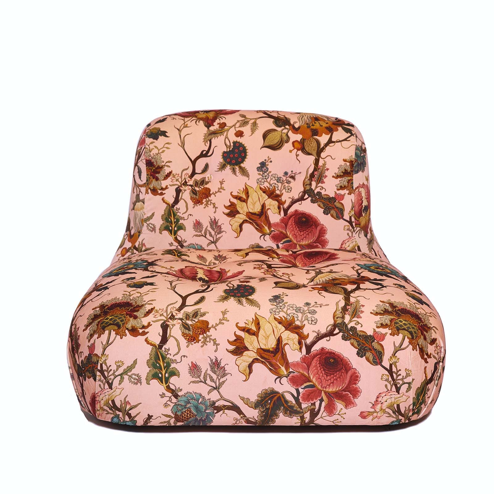 ARTEMIS Velvet Castle Chair - Blush