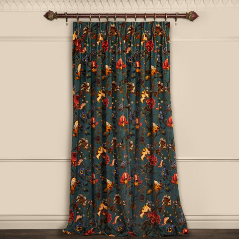 ARTEMIS Velvet Curtain - Petrol secondary image