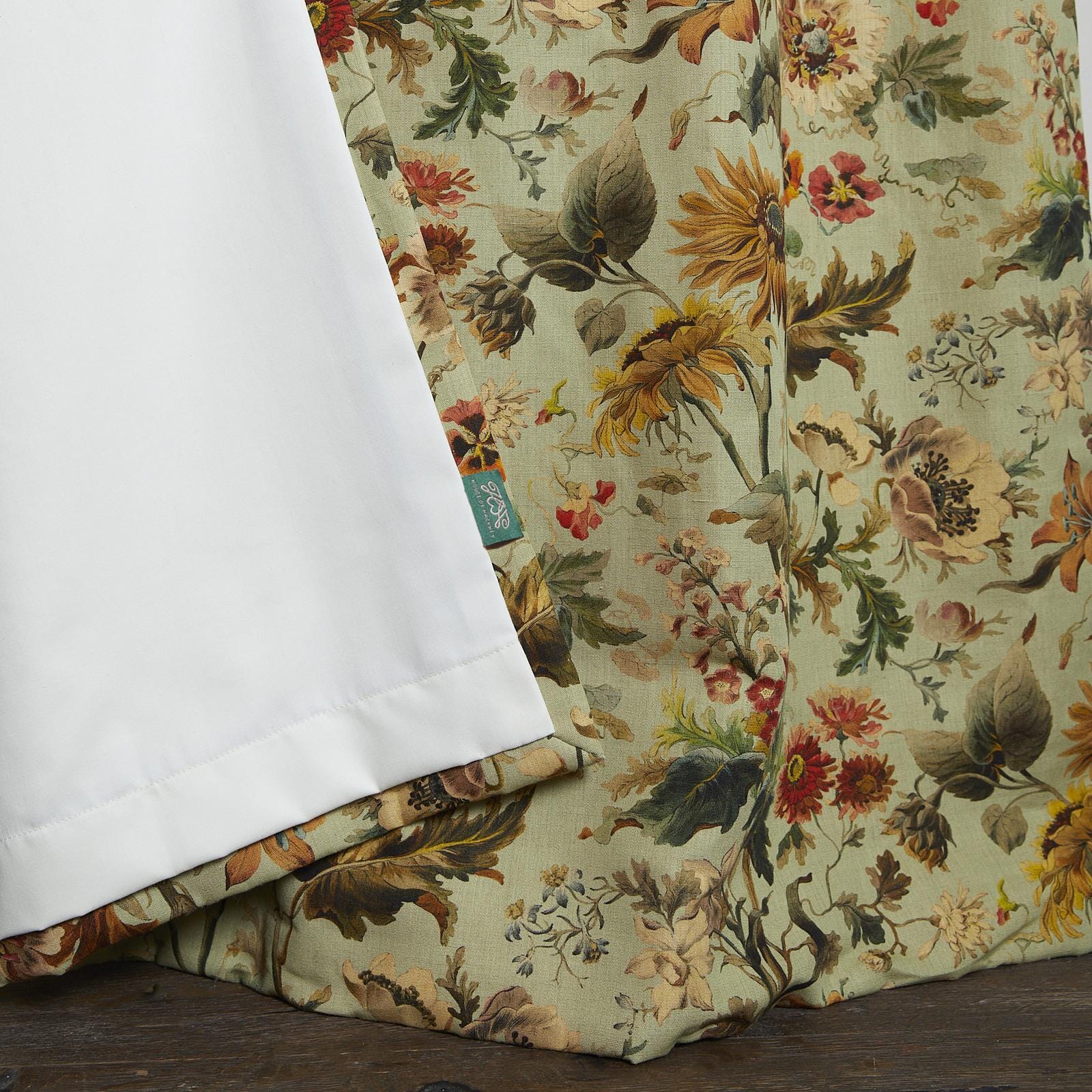 AVALON Cotton Linen Curtain - Apple