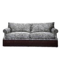 EQUUS Jacquard Wilton 3-Seater Sofa - Cocoa