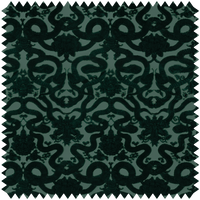 ANACONDA Cut-Velvet - Petrol