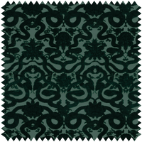 ANACONDA Cut-Velvet - Petrol