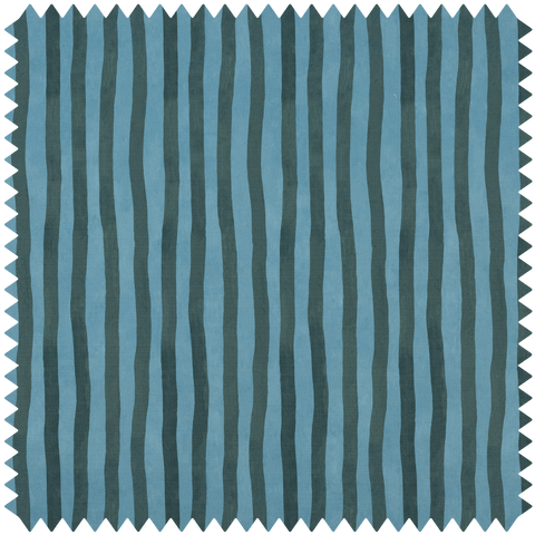 ARTIST'S STRIPE Recycled Performance - Spruce & Sky Sample