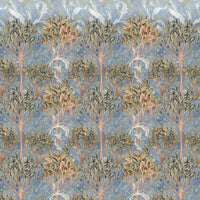 EARTHLY PARADISE Wallpaper - Celestial Blue Sample