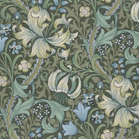 GOLDEN LILY Wallpaper - Verde