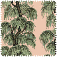 BABYLON Cotton Linen - Blush/Willow Sample