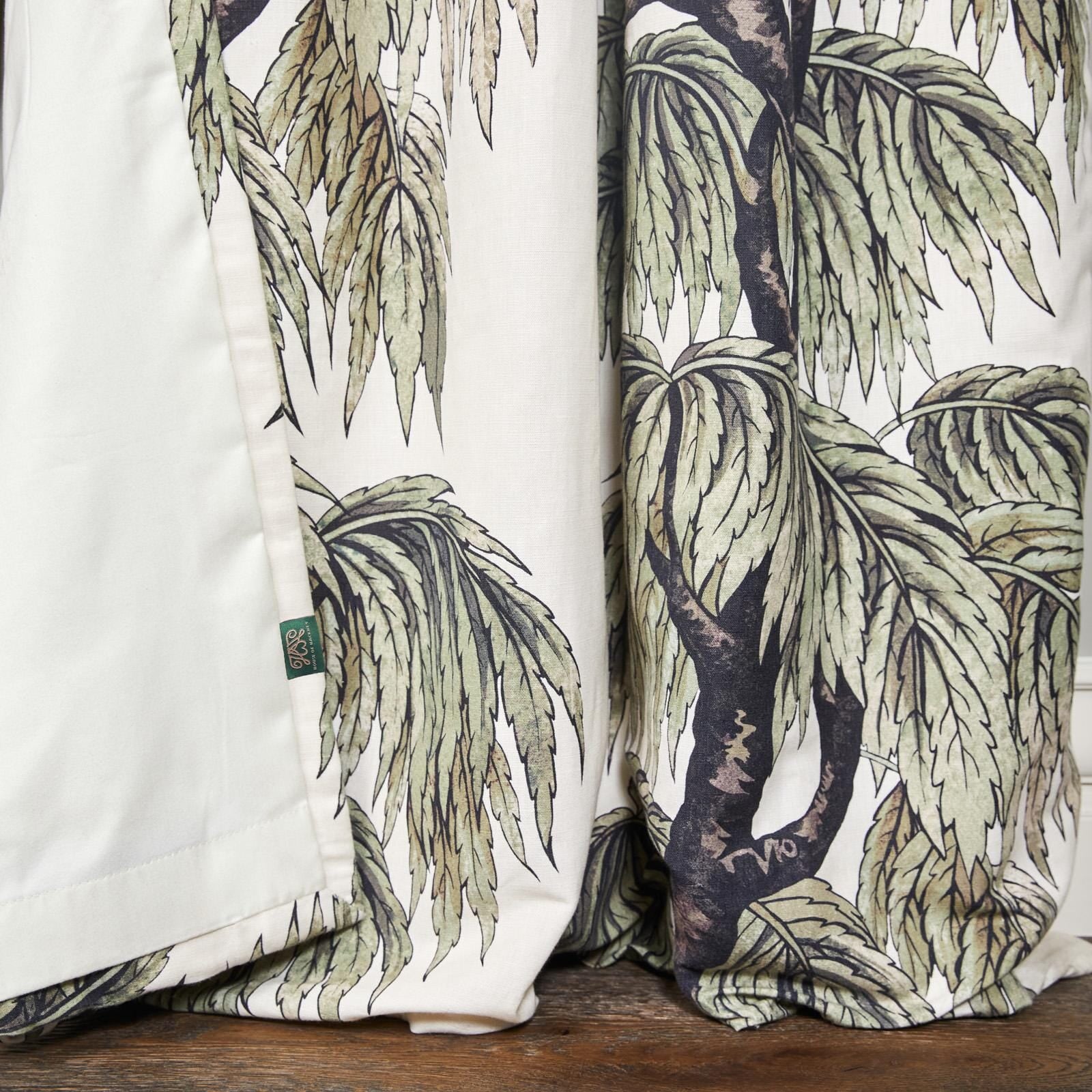 BABYLON Cotton Linen Curtain - Papyrus / Willow