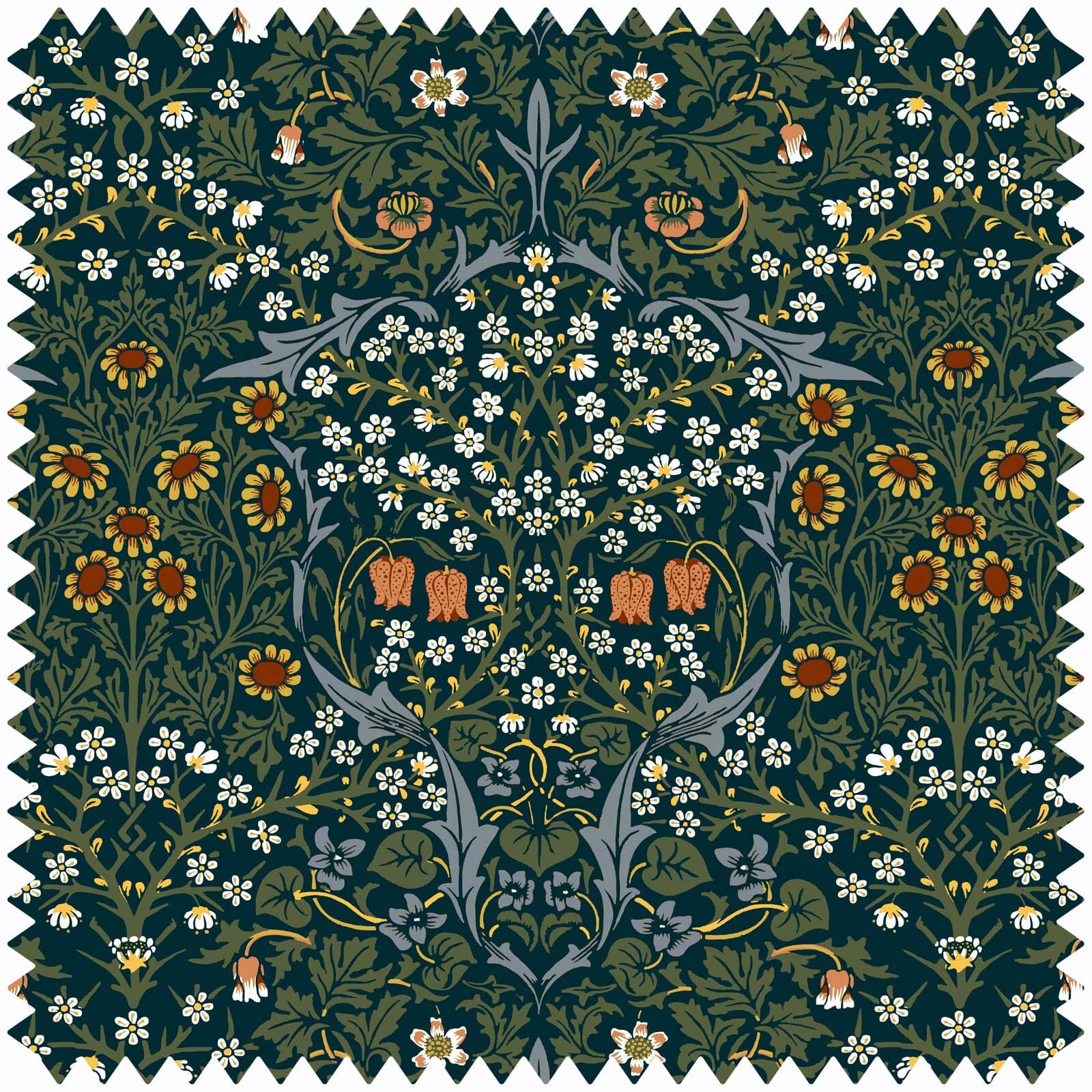 BLACKTHORN Velvet - Billiard Green