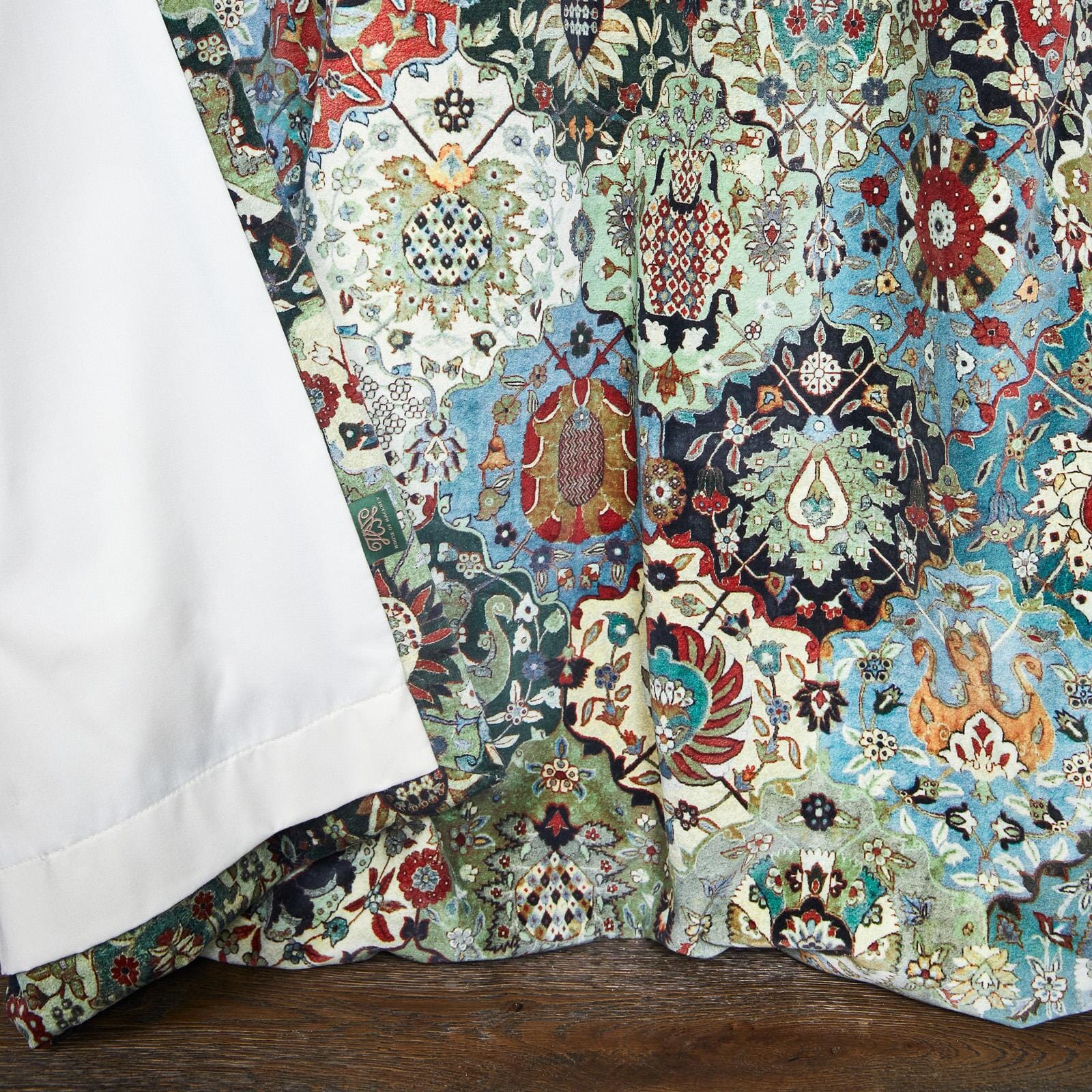 CASPAR Velvet Curtain - Forest