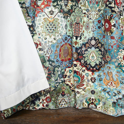 CASPAR Velvet Curtain - Forest secondary image