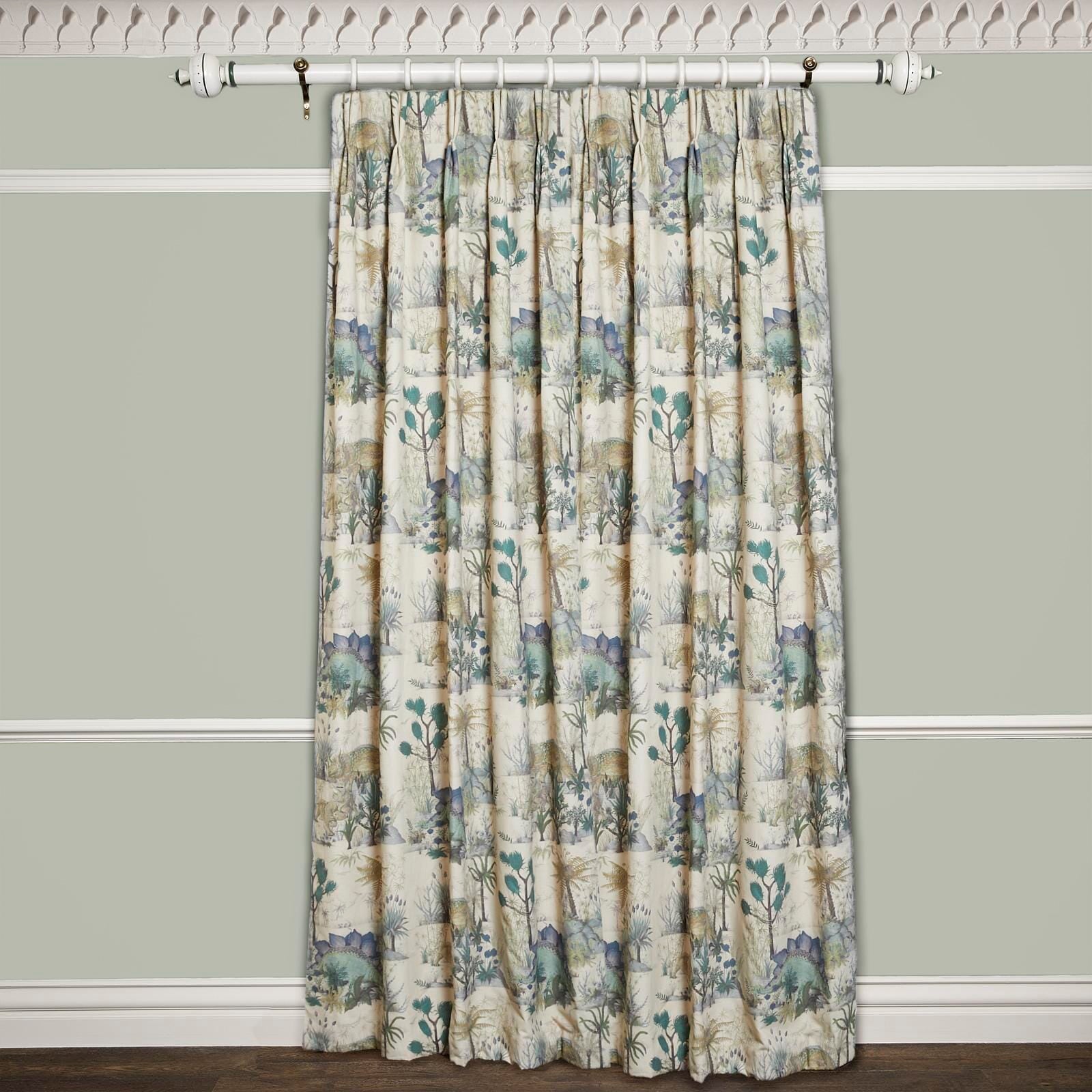 DINOSAURIA Cotton Linen Curtain - Ecru