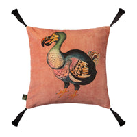 DODO Medium Velvet Tassel Cushion - Tourmaline
