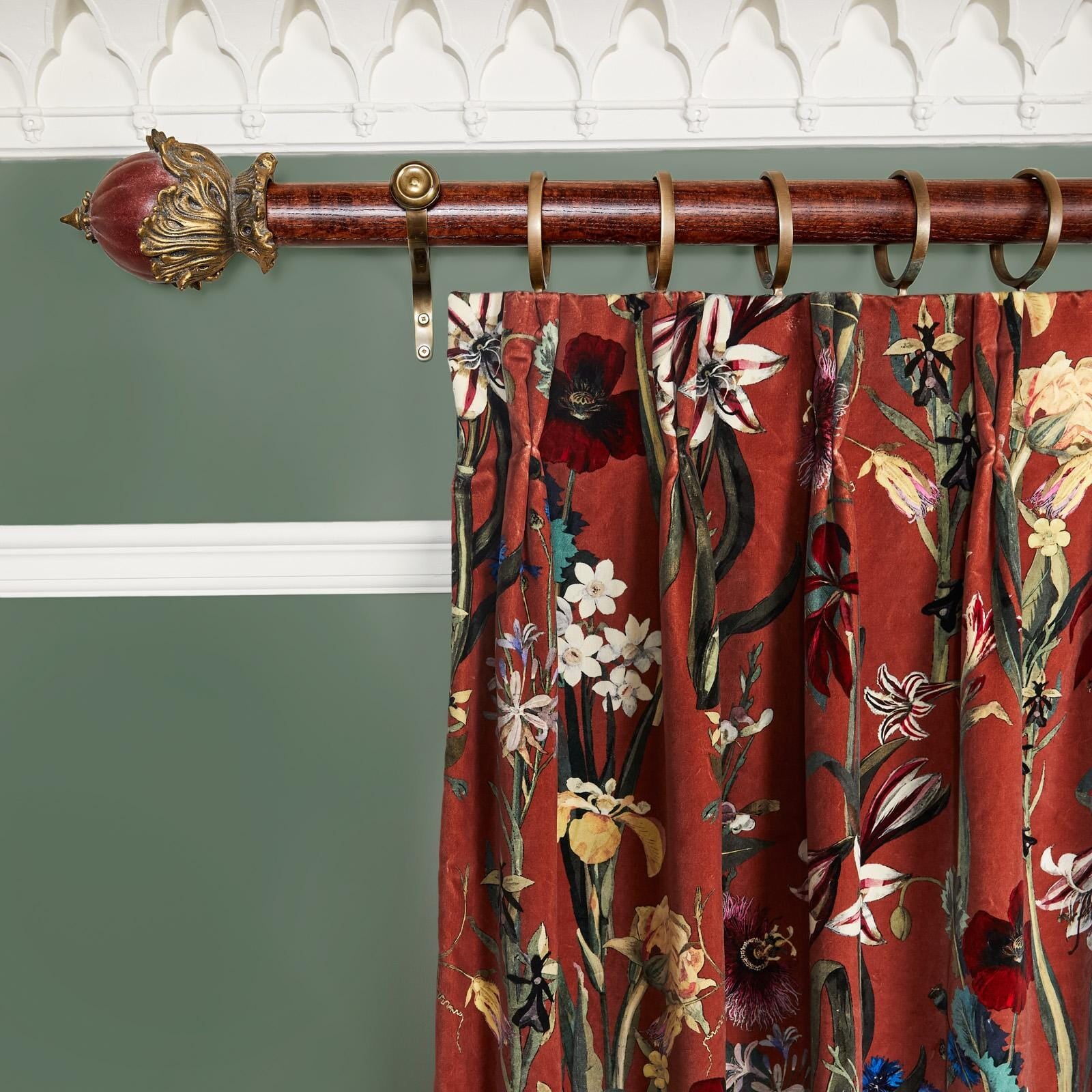 FLORA DELANICA Curtain - Clay