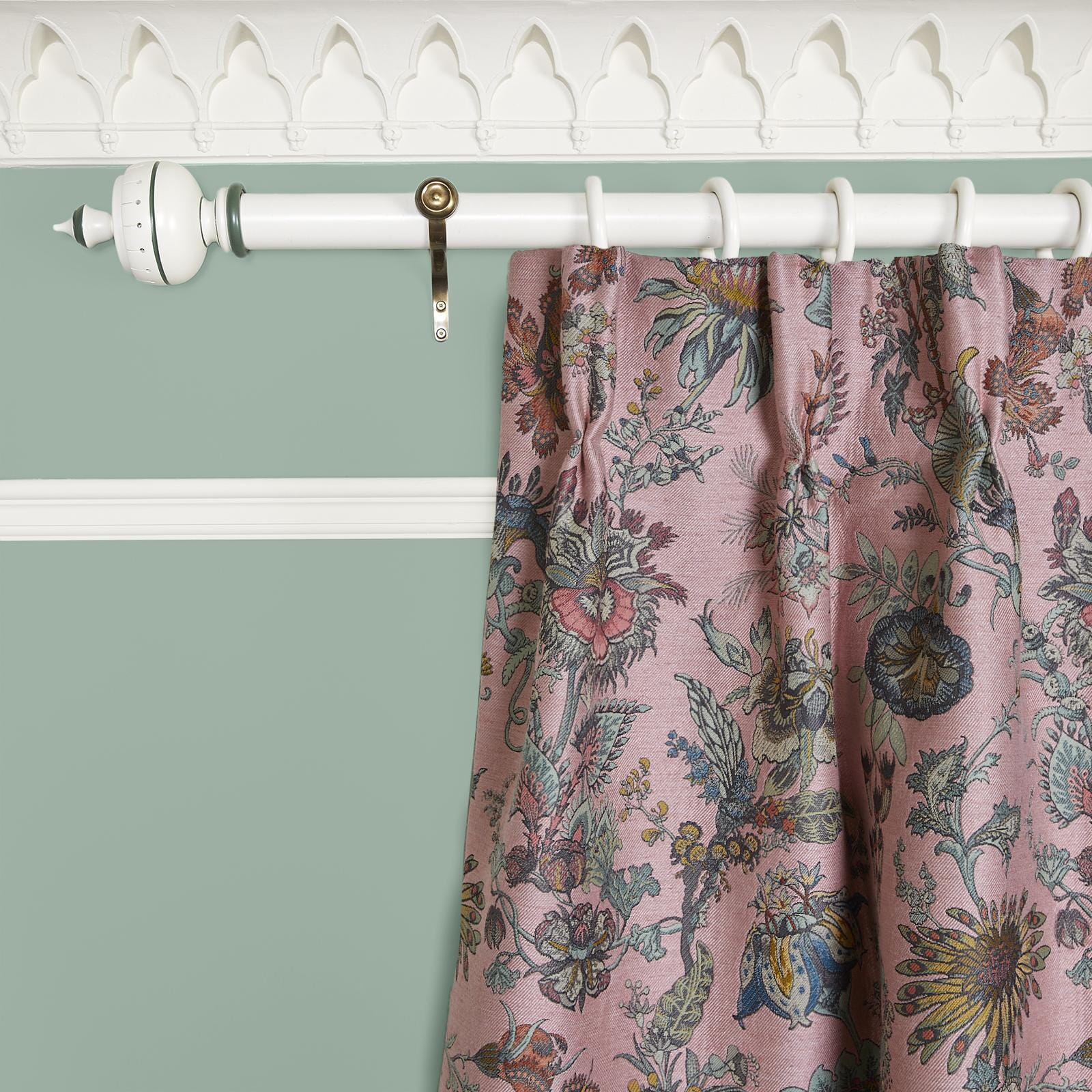 FLORA FANTASIA Jacquard Curtain - Pink