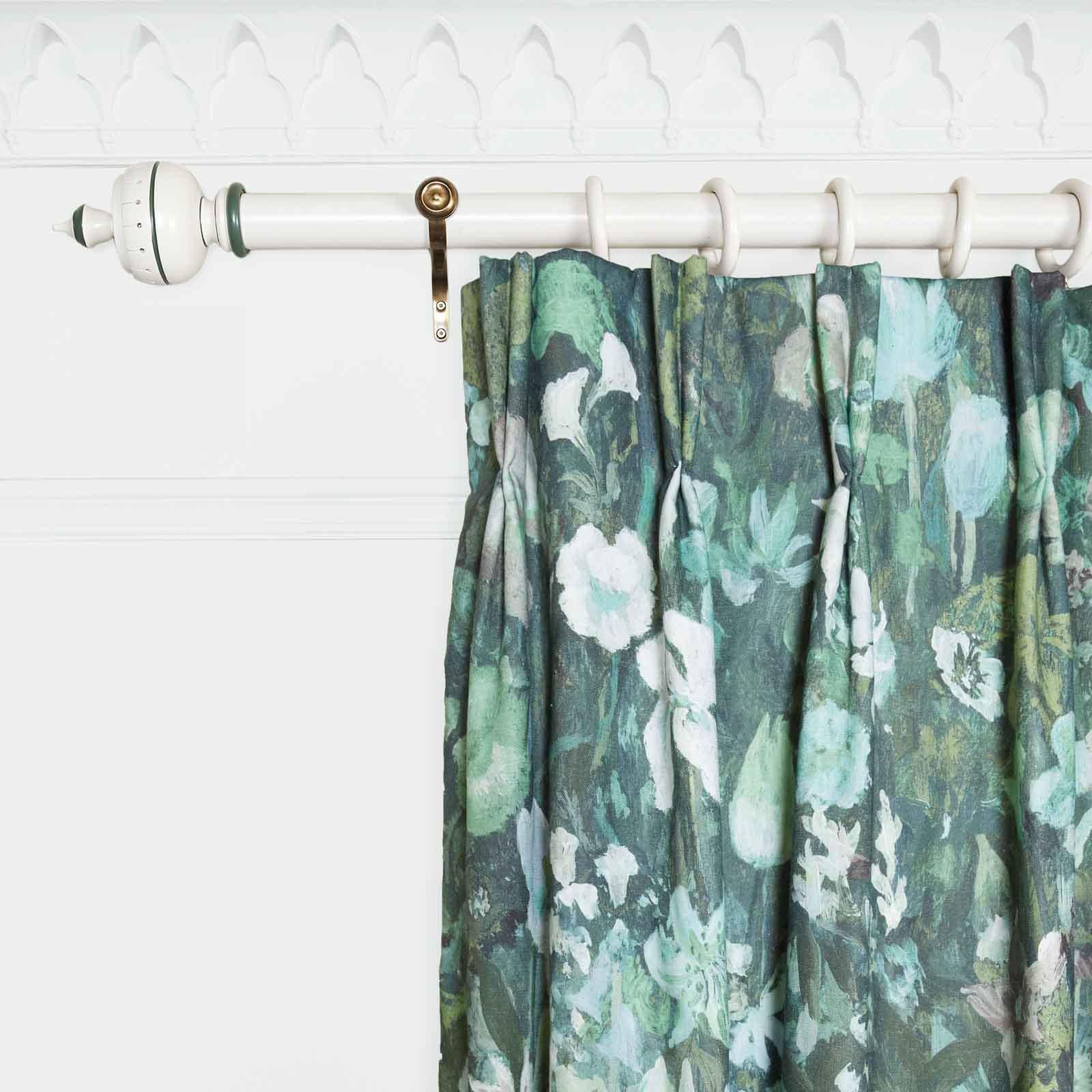 FLORIBUNDA MAGNA Cotton Linen Curtain - Verde