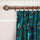 FLORIKA Velvet Curtain - Petrol
