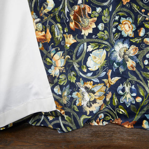 GAIA Velvet Curtain - Midnight secondary image