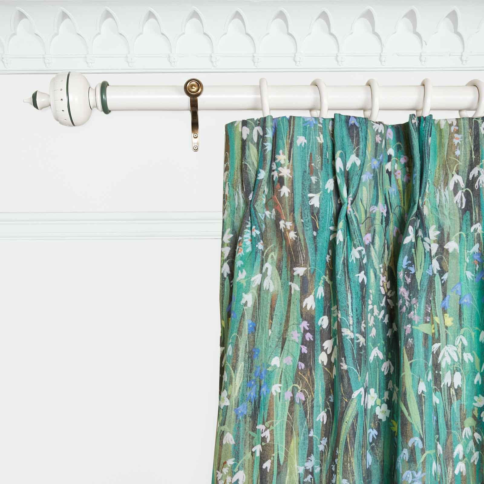 GALANTHI Cotton Linen Curtain - Viridis