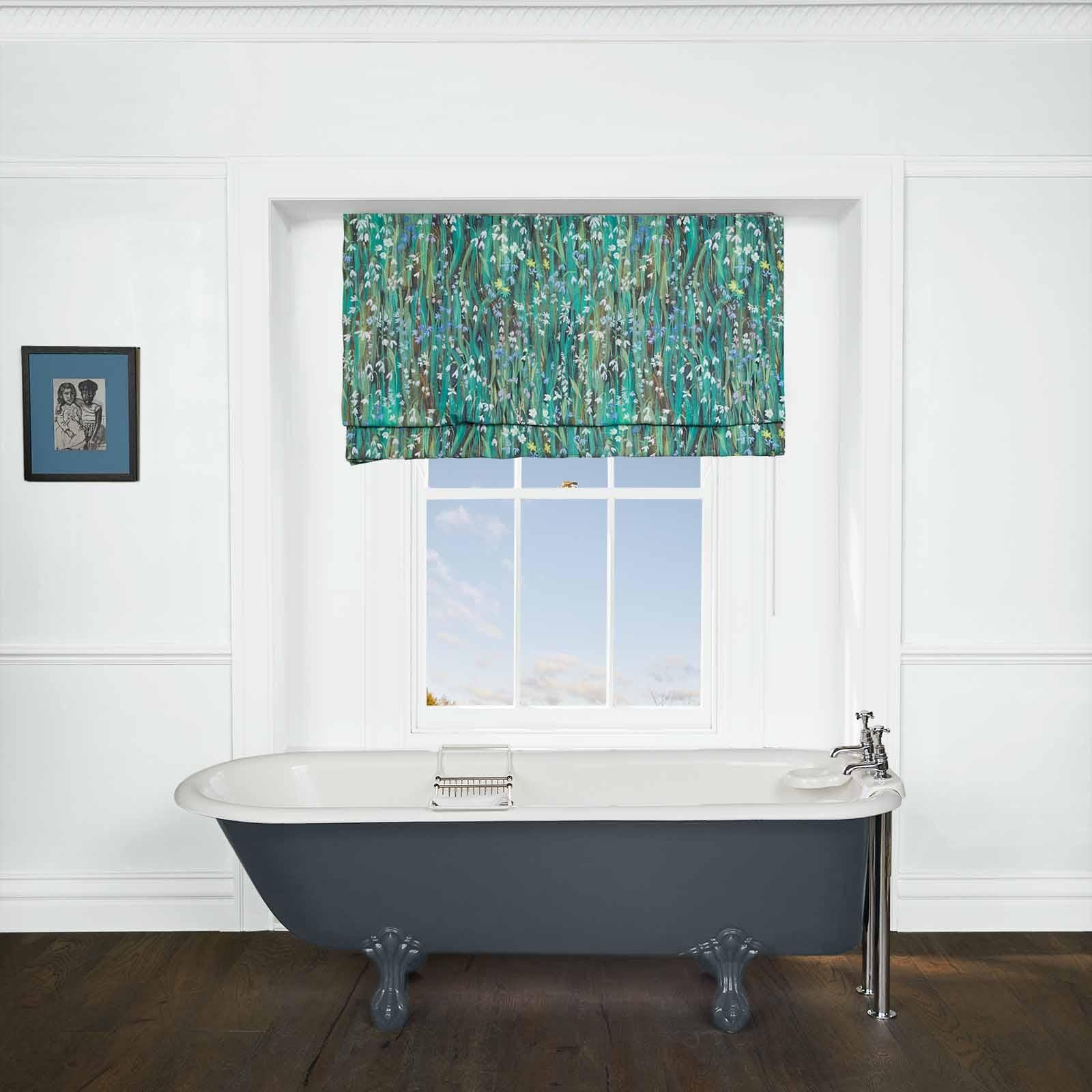 GALANTHI Cotton Linen Blind - Viridis