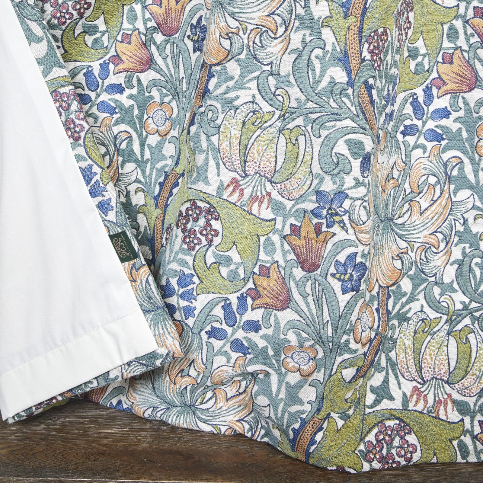 GOLDEN LILY Jacquard Curtain - Parchment