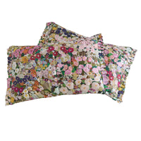 HOLLYHOCKS Cotton Sateen Pillowcases - Spring (Set of 2)