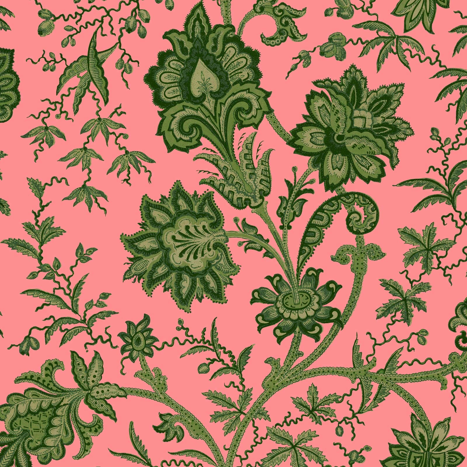 INDIENNE Wallpaper - Amaranth And Juniper