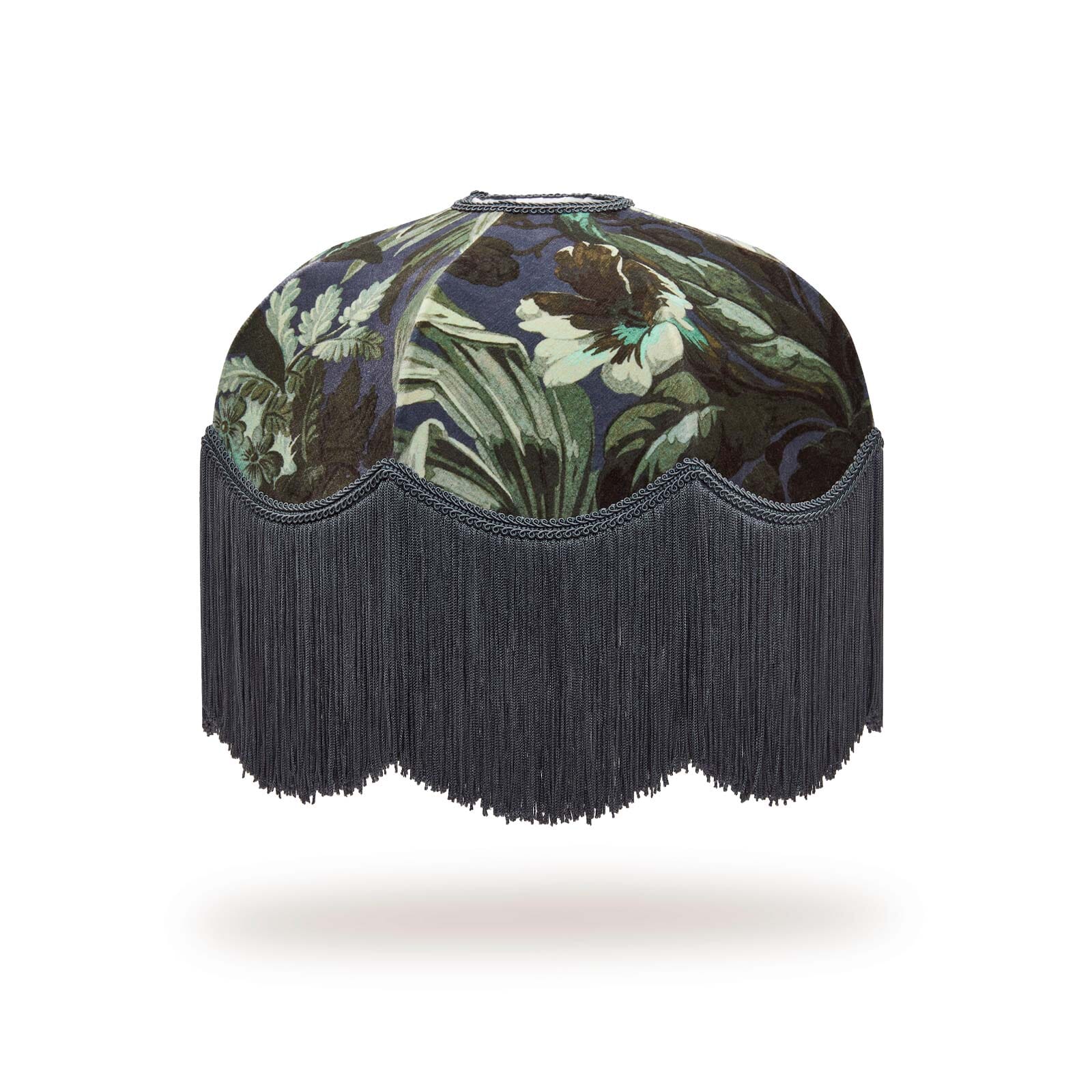 LIMERENCE Velvet Tilia Lampshade - Ink