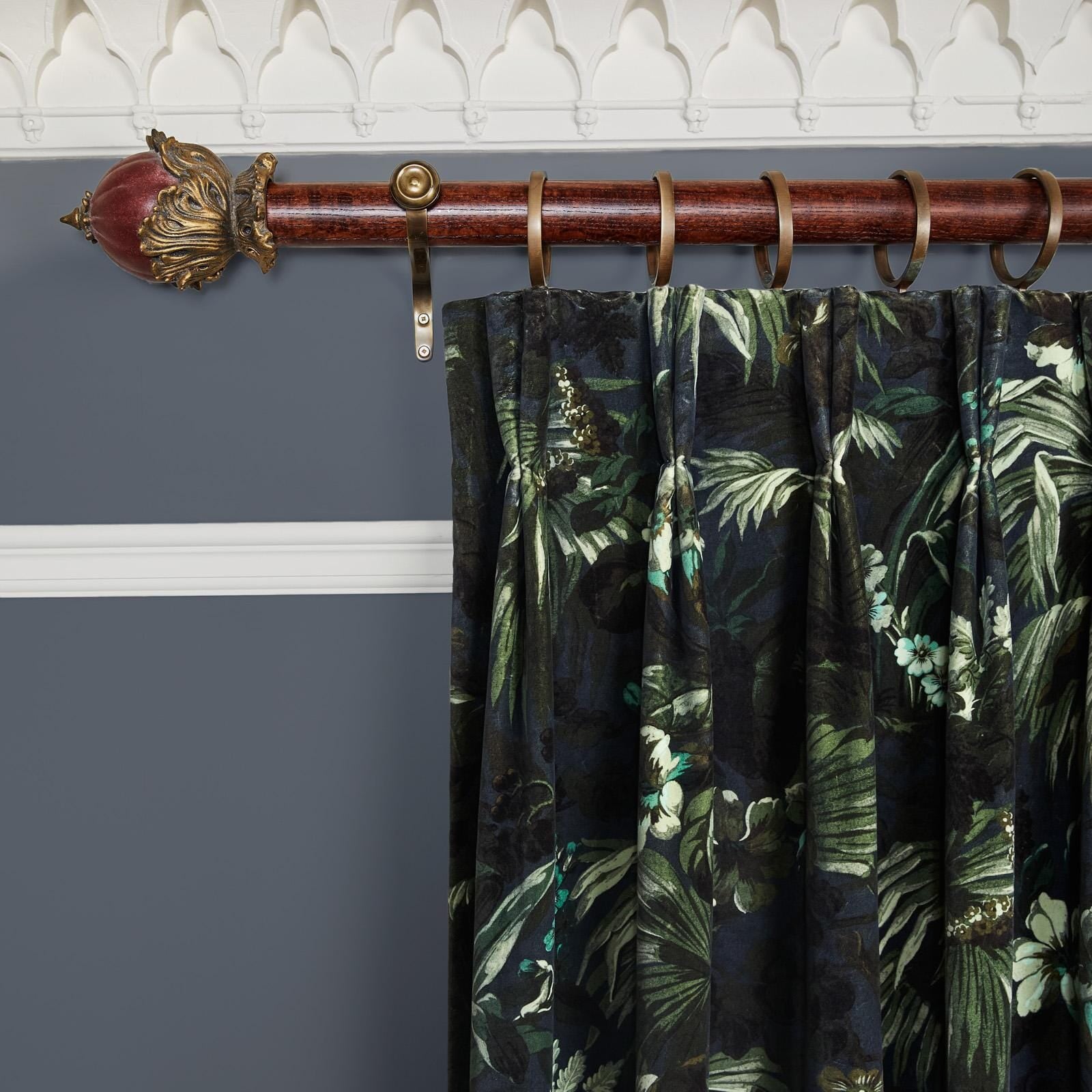 LIMERENCE Velvet Curtain - Ink