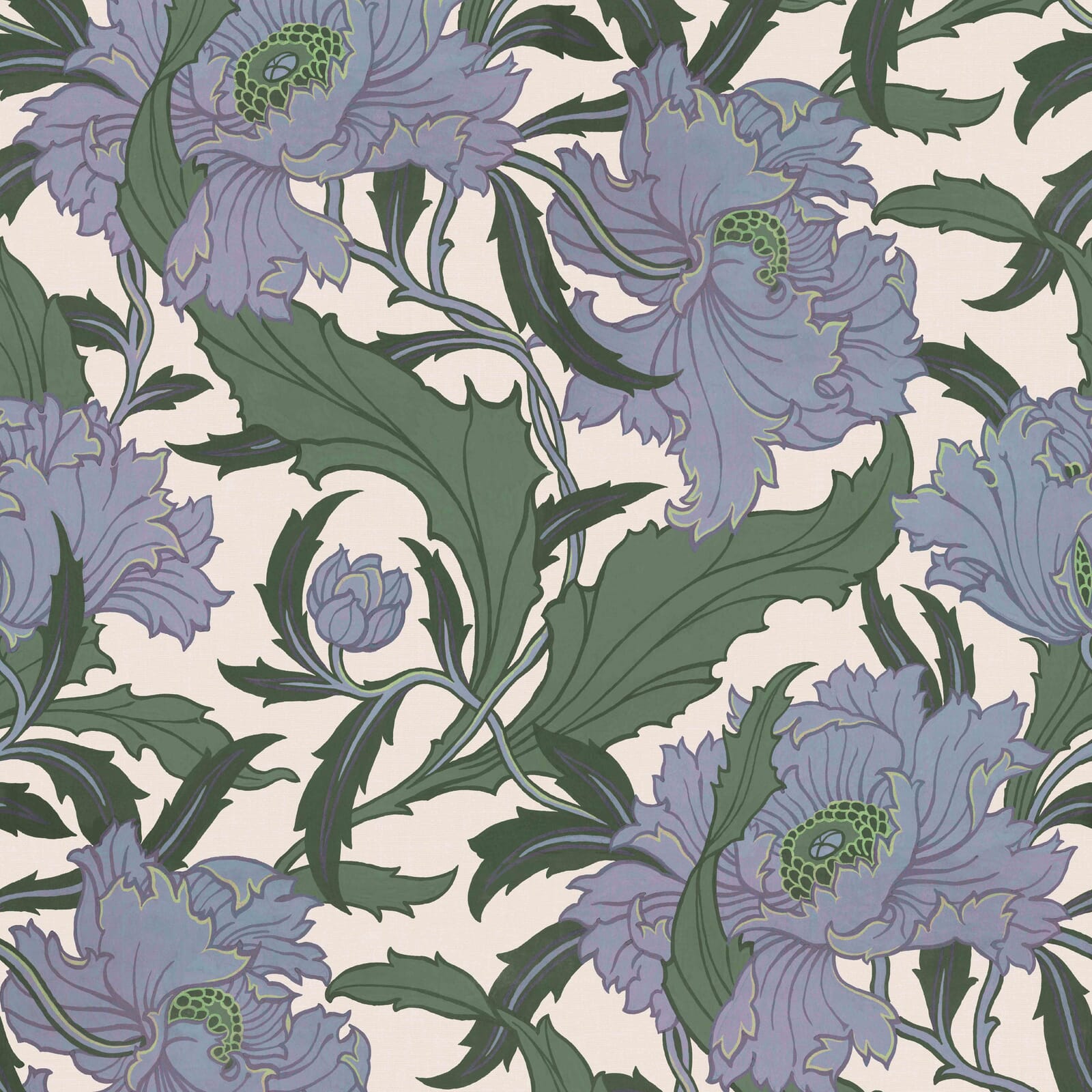 MINERVA Wallpaper - Periwinkle – House of Hackney