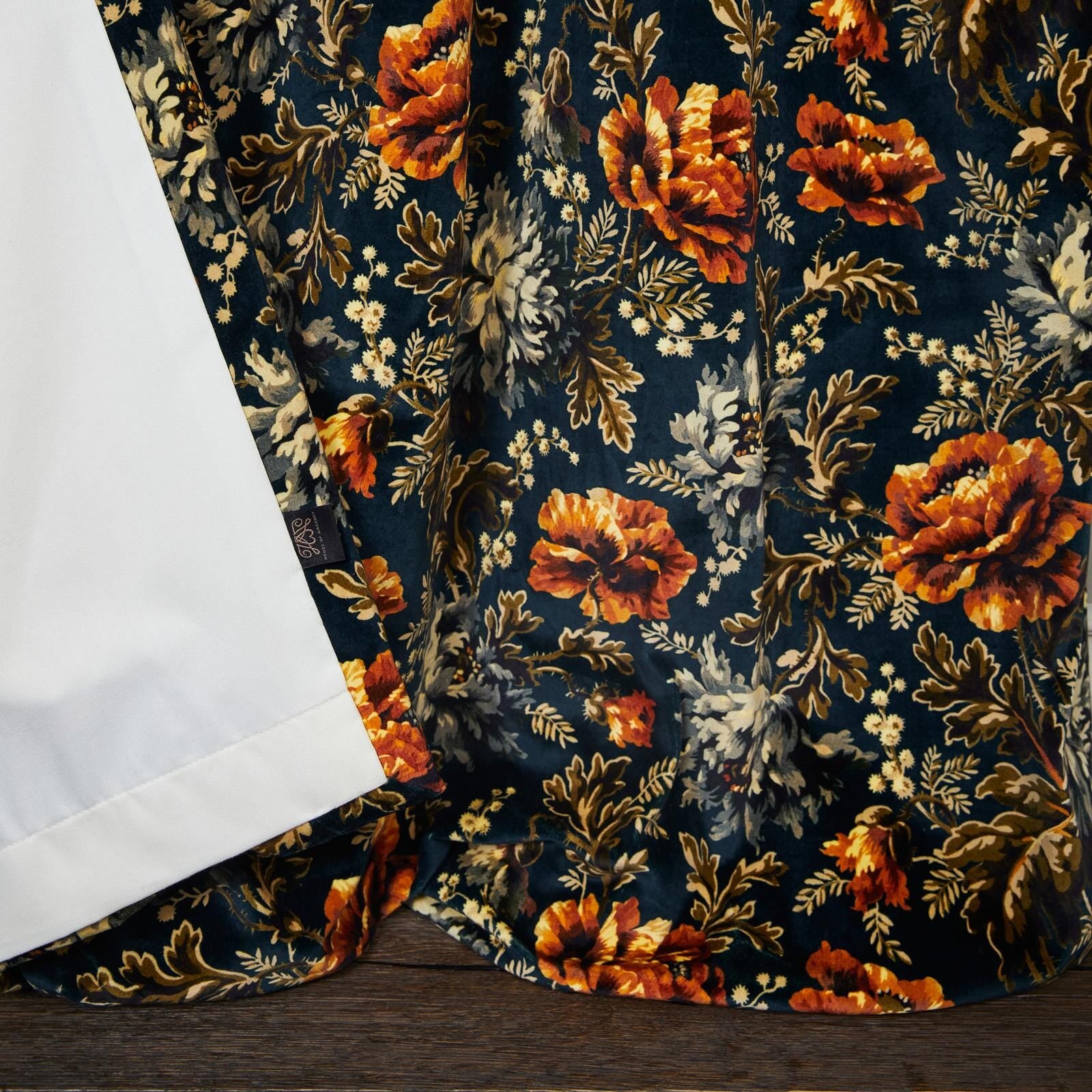 OPIA Velvet Curtain - Midnight