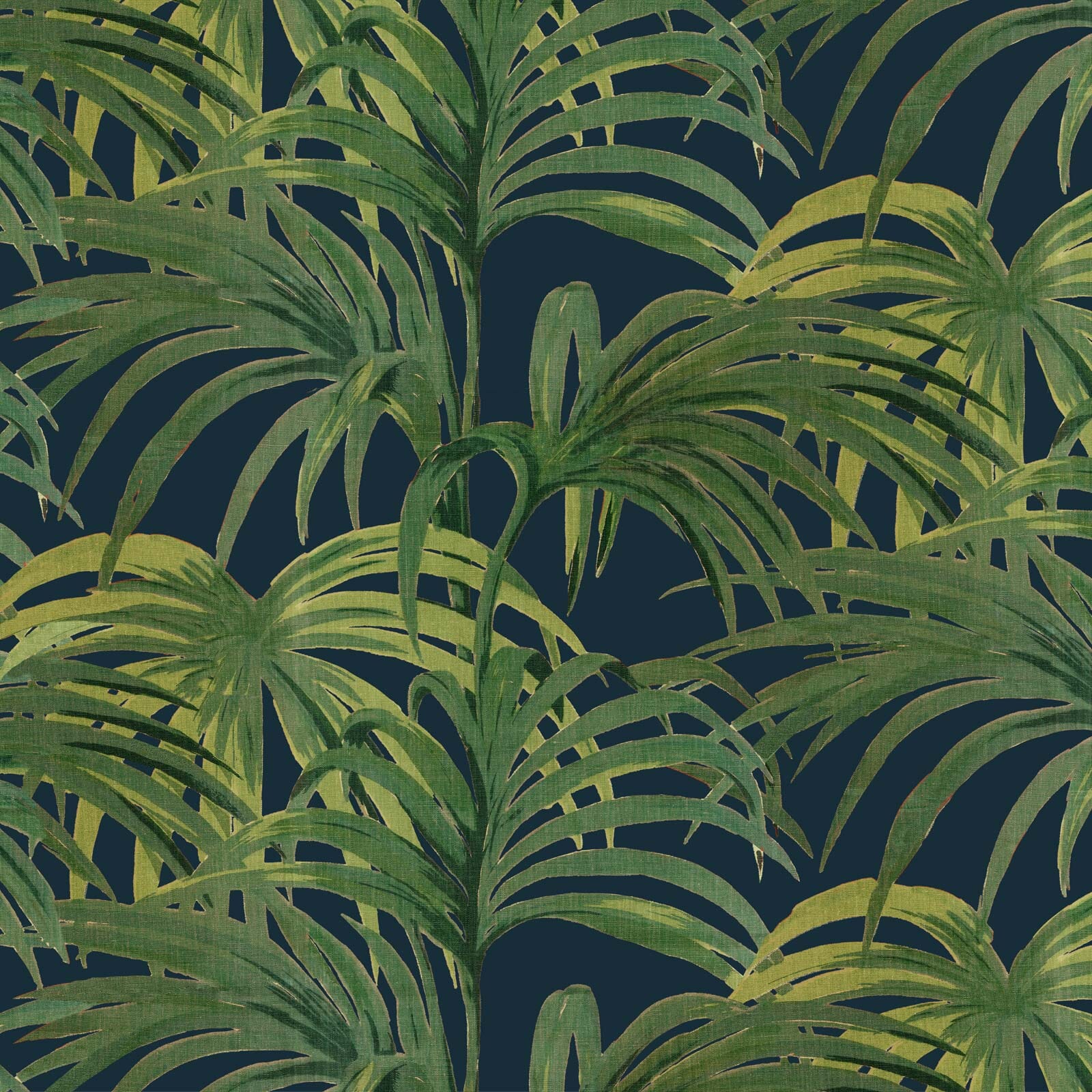 PALMERAL Wallpaper - Midnight & Green