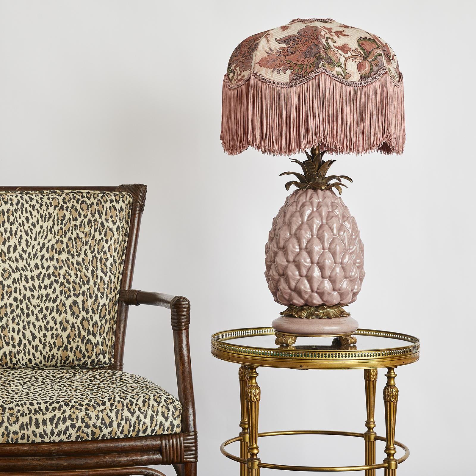 PERSEPHONE Jacquard Tilia Lampshade - Tourmaline