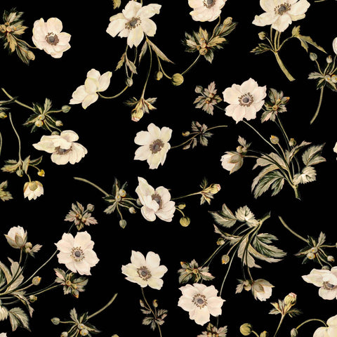 POPPIUM Wallpaper - Ebony Sample