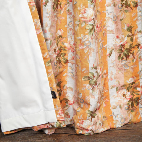 RAINBOW ROSE Cotton Linen Curtain - Dusk Stripe secondary image