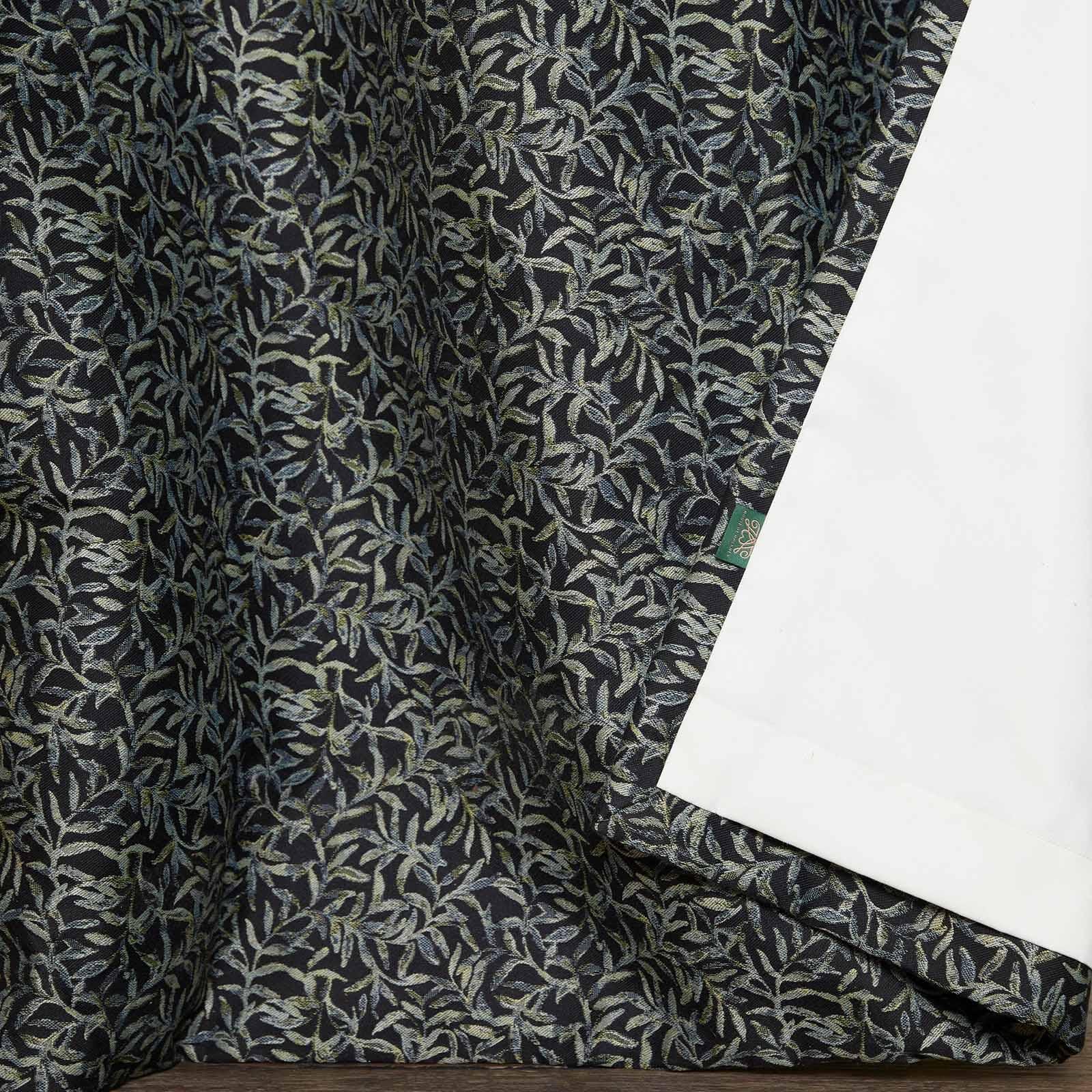SALIX Jacquard Curtain - Noir