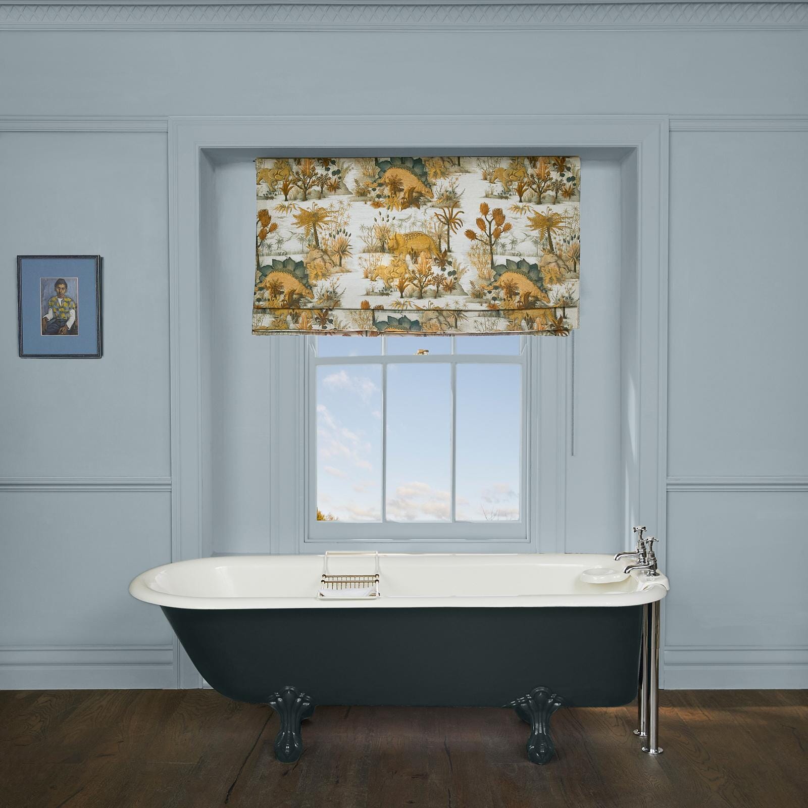 DINOSAURIA Cotton Linen Blind - Dusk