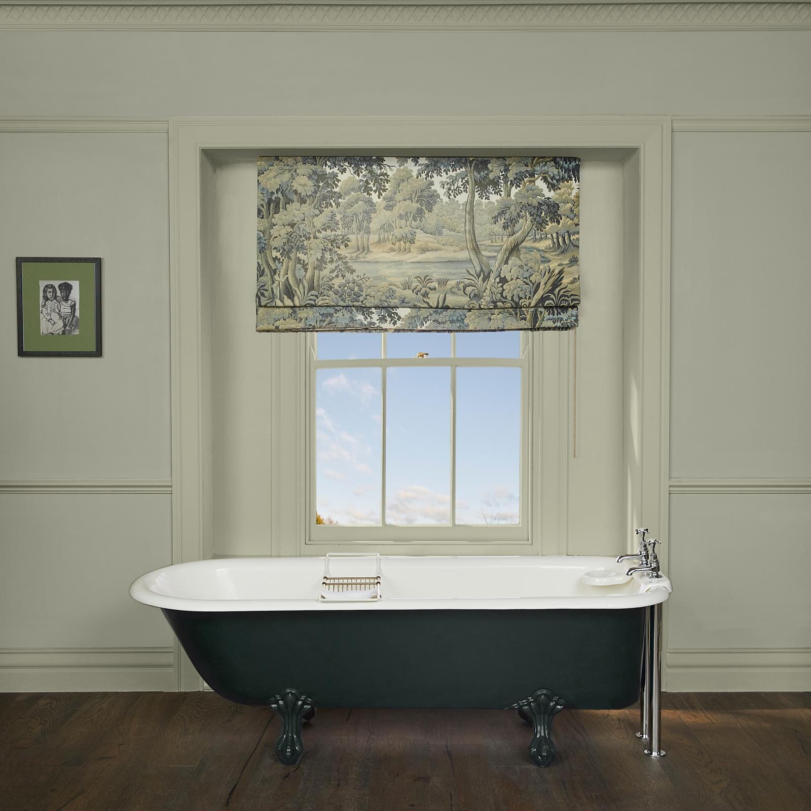 PLANTASIA Cotton Linen Blind - Sage