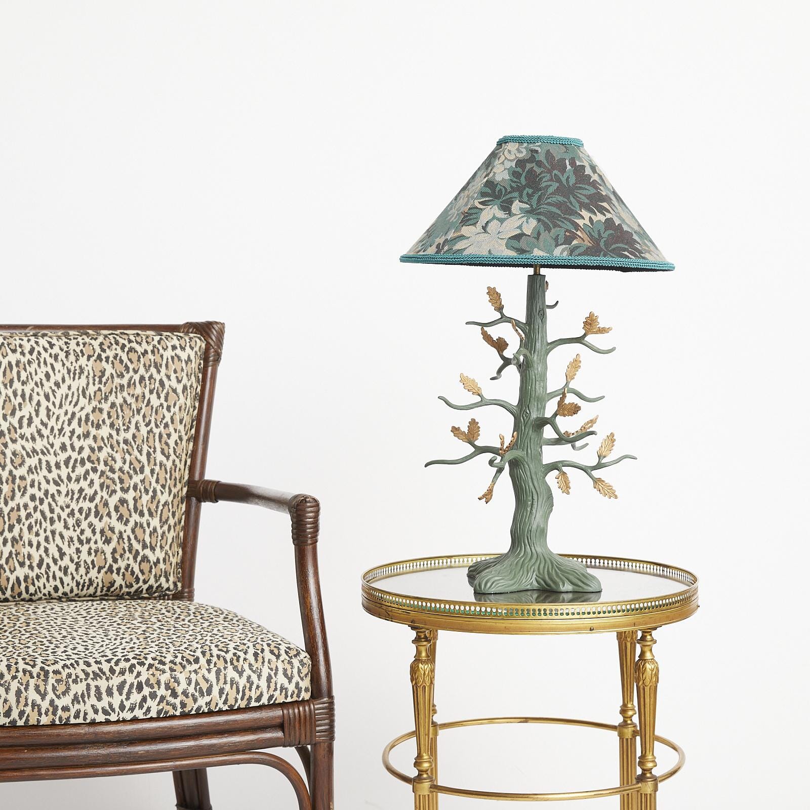 SILVA Jacquard Romily Lampshade - Cerulean
