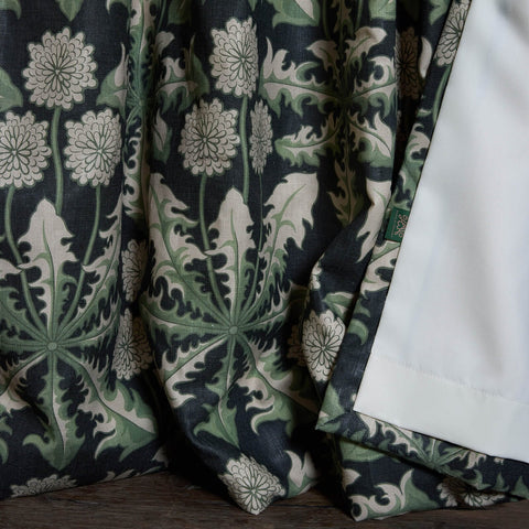 TARAXA Cotton Linen Curtain - Noir secondary image