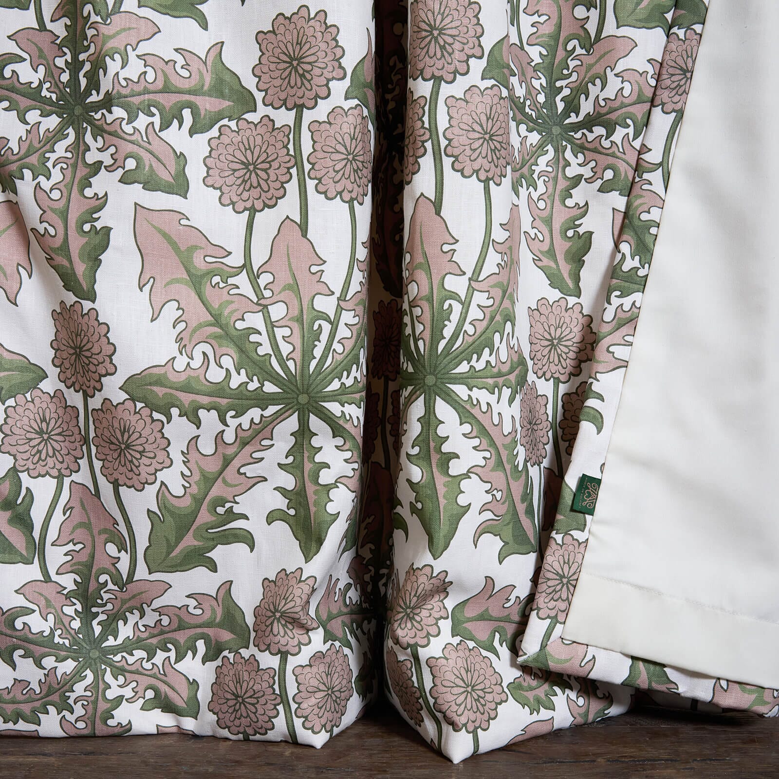 TARAXA Cotton Linen Curtain - Verde