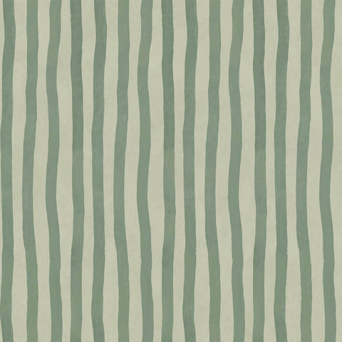 ARTIST'S STRIPE Wallpaper - Opal Sample