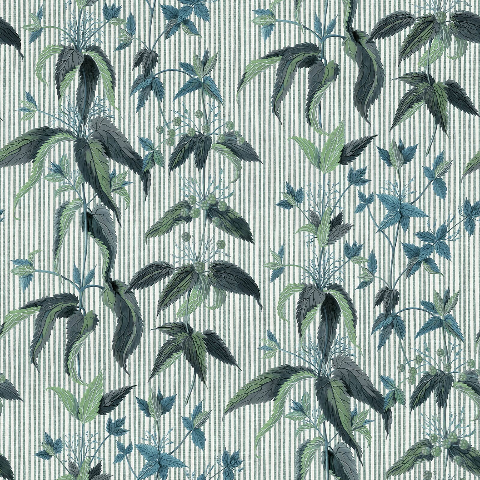 URTICA Wallpaper - Myrtle Stripe
