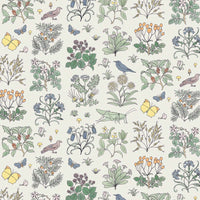 VOYSEY'S GARDEN Wallpaper - Off White